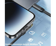 USAMS Kabel kątowy USB-C/Lightning PD 20W Fast Charge 1,2m czarny - 1568993 - zdjęcie 9